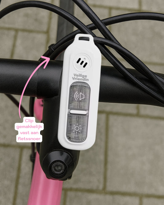 Oplaadbaar CLIP-ON Veilige Vriendin Led-Alarm