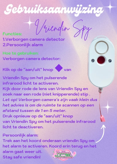 Vriendin Spy INCLUSIEF ALARM | LAATSTE PAAR ROZE