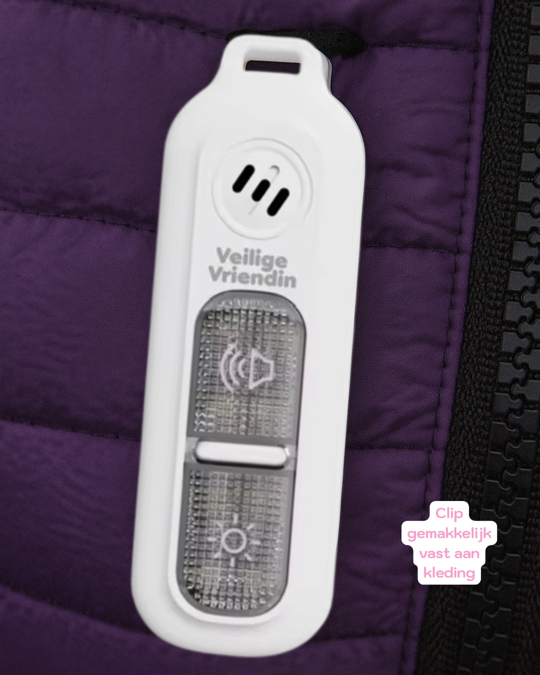Oplaadbaar CLIP-ON Veilige Vriendin Led-Alarm